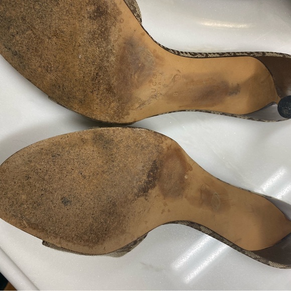 Gucci Canvas Heels - Picture 8 of 9